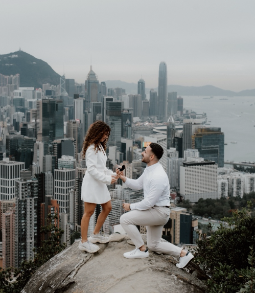 A proposal on a city overlook